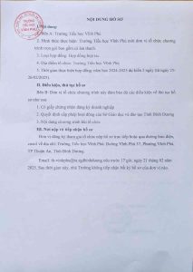 thong báo nội dung yêu cầu tổ chức hoạt động trải nghiệm